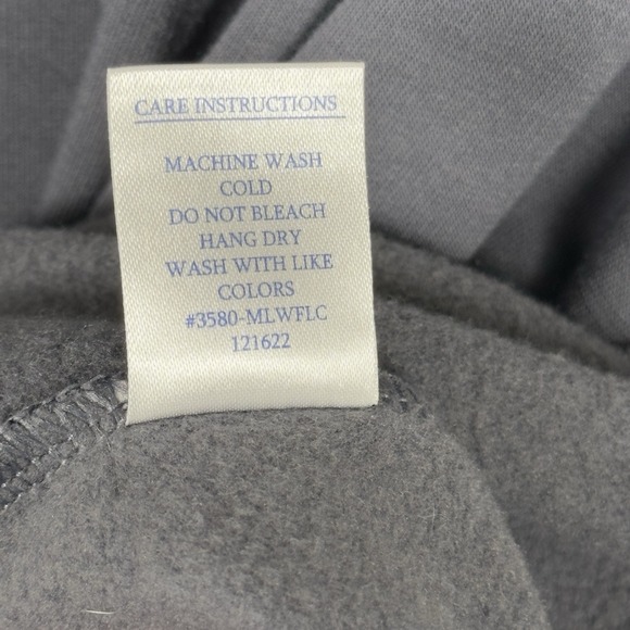 Free Fly Mens Bamboo Heritage Fleece Crew Neck Pullover Sweatshirt Size Large - Picture 7 of 9